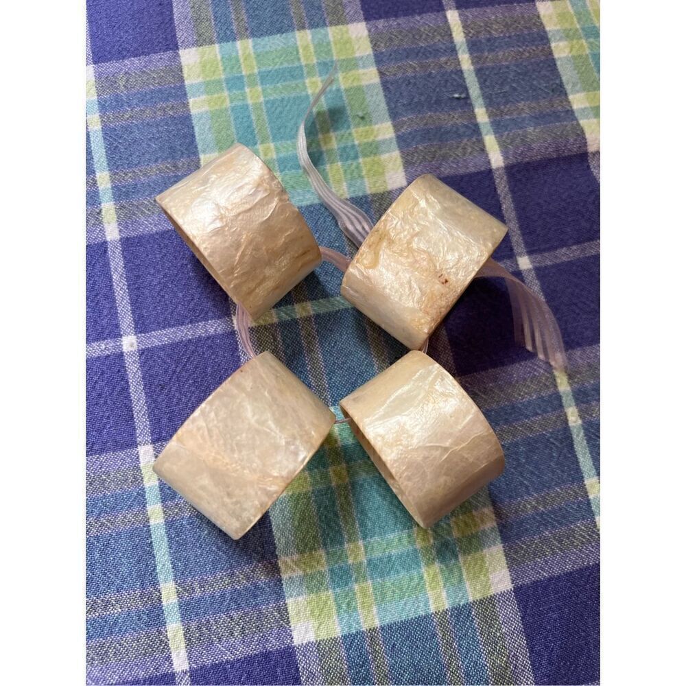 Vintage Shell Napkin Rings